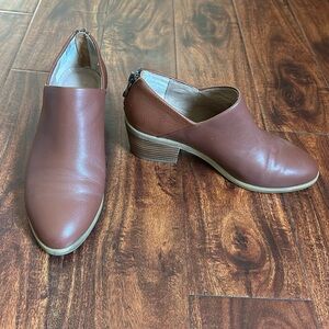 Anthropologie leather booties